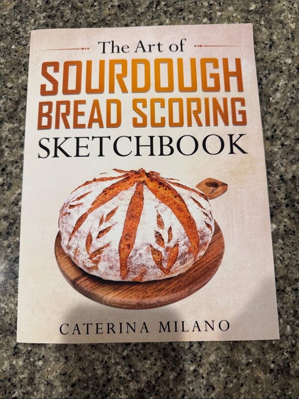 The Art of Sourdough Bread Scoring Sketchbook - Illustrated Cover